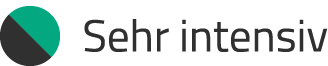   Sehr intensiv
