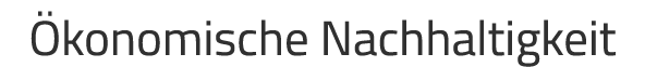  konomische Nachhaltigkeit