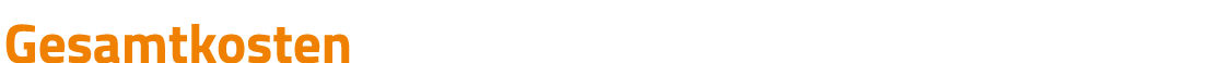 Gesamtkosten 